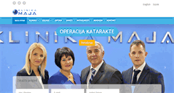 Desktop Screenshot of klinikamaja.rs
