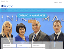 Tablet Screenshot of klinikamaja.rs